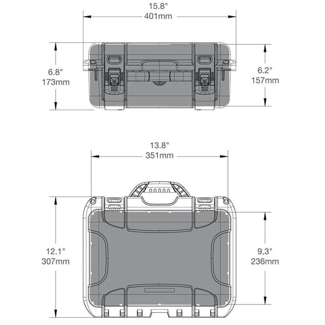 Nanuk 915 Dimensions