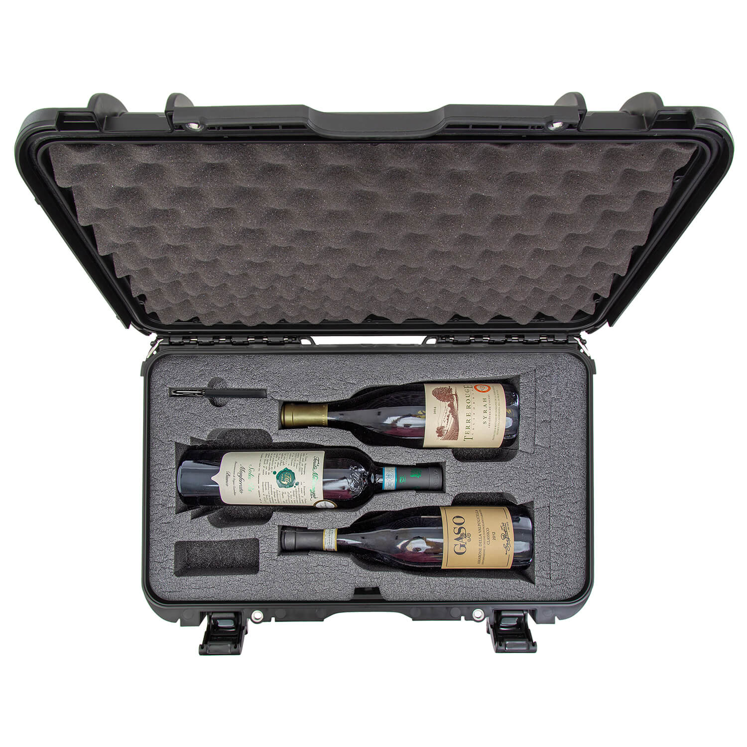 NANUK 935 3 Wine Bottle Case Black