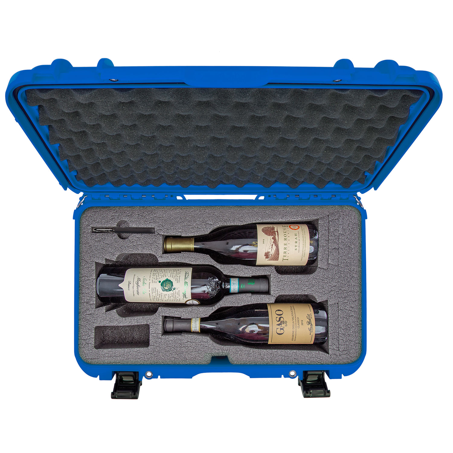 NANUK 935 3 Wine Bottle Case blue