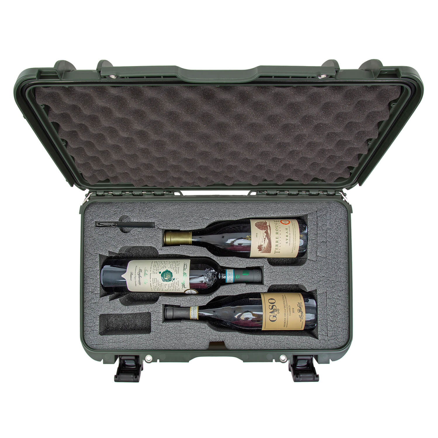 NANUK 935 3 Wine Bottle Case olive