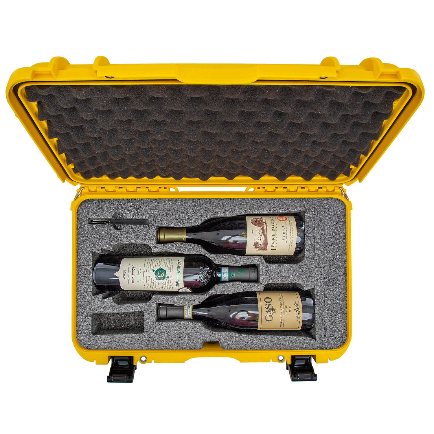 NANUK 935 3 Wine Bottle Case yellow