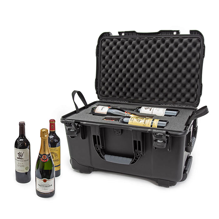 Nanuk 938 6 Wine Bottle Case Open