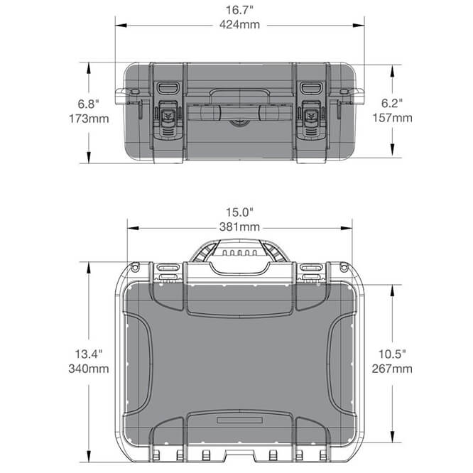 Nanuk 920 Sony Dimensions